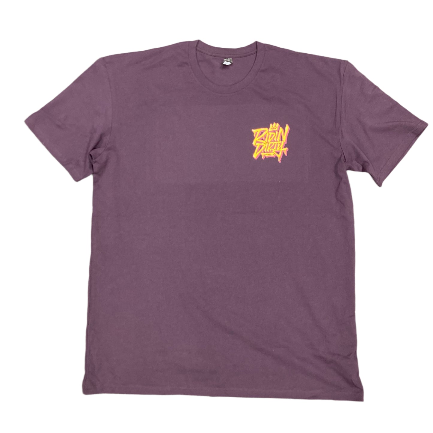 RIDIN DIRTY "DIRTY FONT" PURPLE T-SHIRT