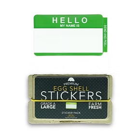 EGGSHELL STICKERS