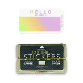 EGGSHELL STICKERS