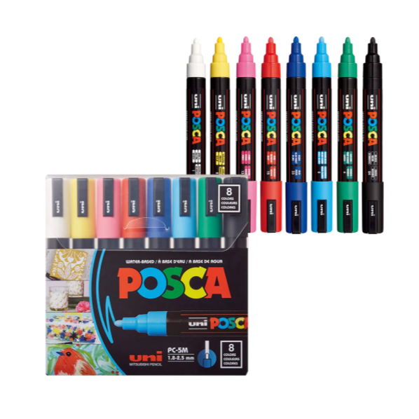 POSCA PC-5 8 PACKS
