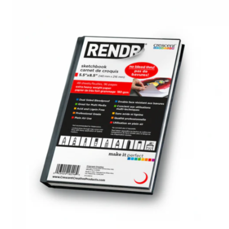 RENDR HARD BOUND SKETCH BOOK