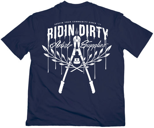 RIDIN DIRTY REFLECTIVE T-SHIRT