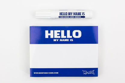 Montana Hello my name is W/MARKER
