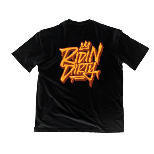 RIDIN DIRTY "DIRTY FONT"  T-SHIRT