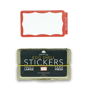 EGGSHELL STICKERS