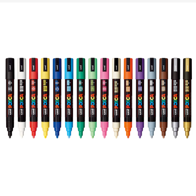 POSCA PC-5 16 PACK