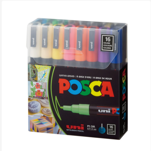 POSCA PC-3 16 PACK