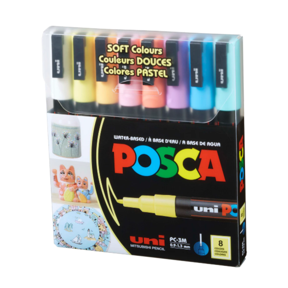 POSCA PC-3  8 PACKS