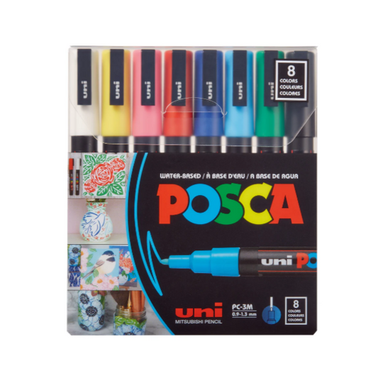 POSCA PC-3  8 PACKS